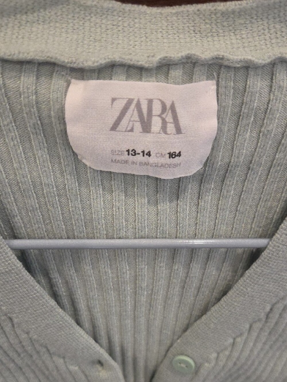 ZARA Girls Button Cardigan - Picture 2 of 3